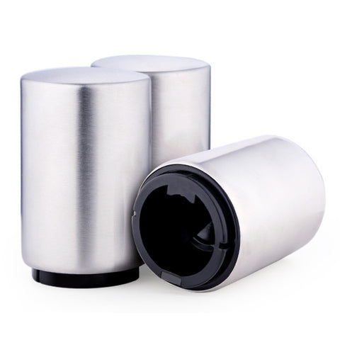 Bouchons magnétiques automatiques pour bouteilles de bière, en acciaio inossidabile, bouchons pour bouteilles, gadget de cuisine, dimensions : 8,5 x 5,2 cm, ouvre-bouteille magnétique