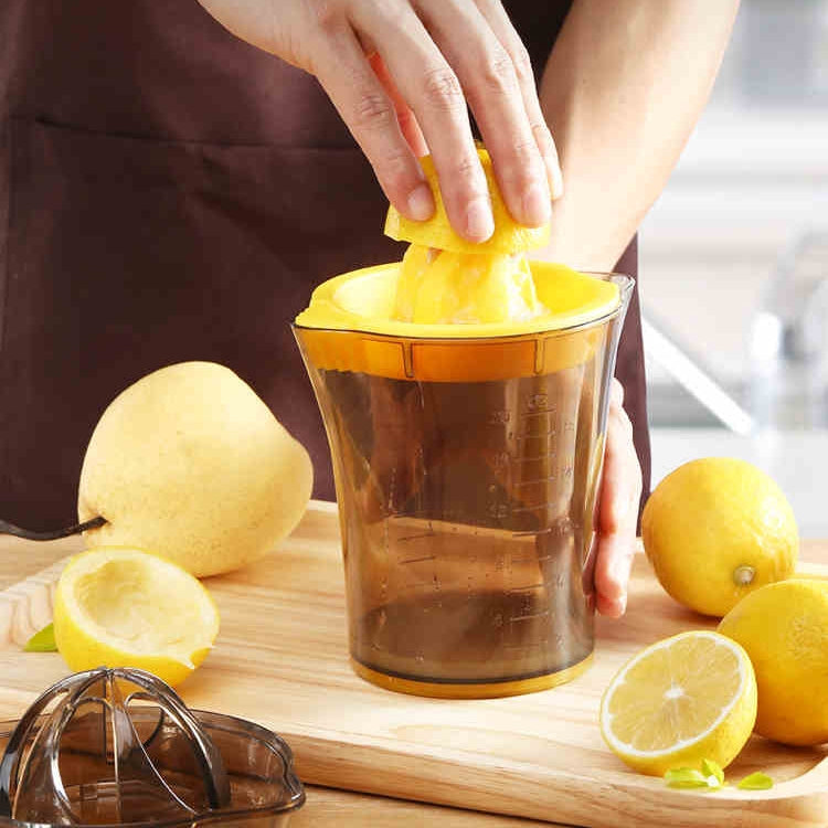Compact Manual Fruit Juicer for Fresh Juice at Home