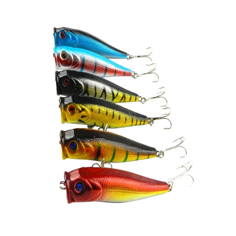 Esche Artificiali Popper HENGJIA in Plastica, 9 cm, Colore Casual,