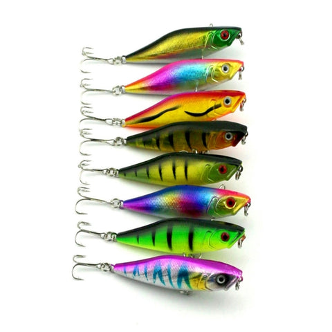 Esche Artificiali Popper HENGJIA - Bioniche da Pesca con Ganci,