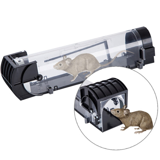 Porta Gabbia per animali vivi, ratti, topi e altri piccoli roditori Gabbia per trappola trasparente in materiale ABS, Transparent Trap Cage