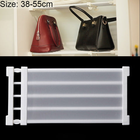 Armadietto con deflettore a strati, per armadio, scaffale, per dormitorio, armadio, pannello divisorio, larghezza: 24 cm, intervallo di estensione: 38-55 cm, Stretch Range:38-55cm