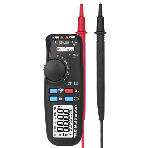 Multimetro Digitale Portatile BSIDE ADM92 TRMS - 6000 Conteggi, Gamma