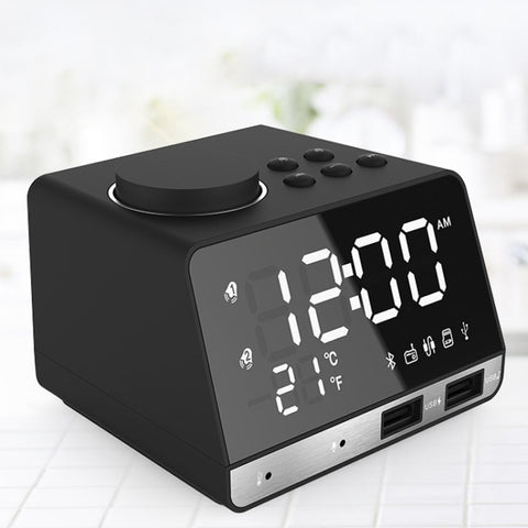 Altoparlante Sveglia Bluetooth K11 con Radio e Display Digitale -