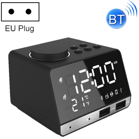 Altoparlante Sveglia Bluetooth K11 con Radio e Display Digitale -