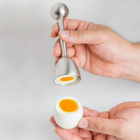 Ustensiles de cuisine Abriscatole per forbici per uova in acciaio inossidabile, dimensioni: 4,5 * 14,5 cm, Ouvre-ciseaux à œufs