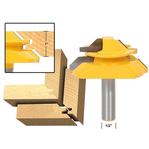 1/2 x 2-3/4 Gambo Lavorazione del legno 45 gradi di impegno Tenone Lama ad angolo retto Accessori Coltello Strumenti per la lavorazione del legno, 1/2 x 2-3/4