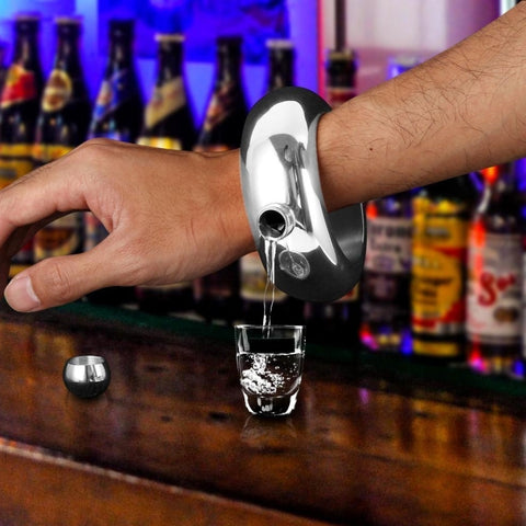 Brocca in acciaio inossidabile da 100 ml per bracciali, design
