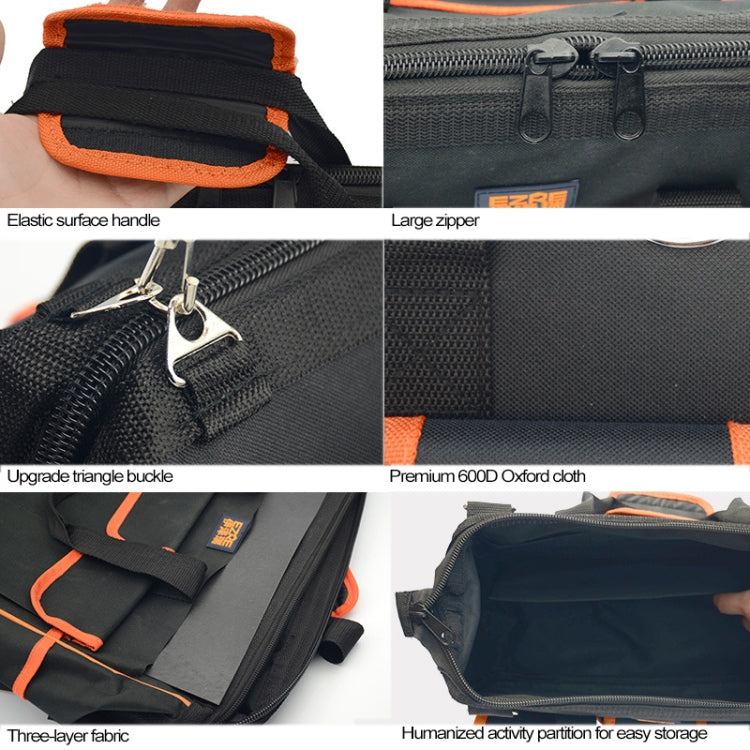 EZRE Multi-Function Electrician Tool Belt Pouch 15-Inch