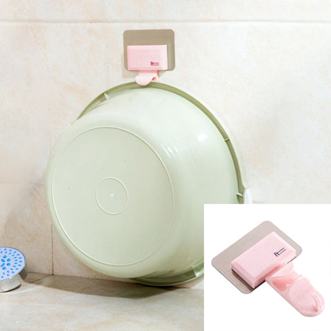 Gancio a parete creativo Traceless da bagno de 2 pezzi