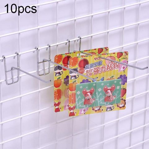 Gancio per mensola con griglia in ferro da supermercato 10 pezzi da 3,5 mm, lunghezza: 10 cm, 3.5mm  10cm