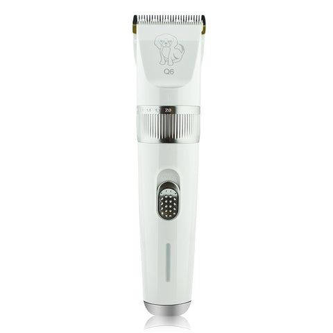 Rasoio elettrico per animali Q6 con ricarica USB e quattro pettini, Q6 Shaver