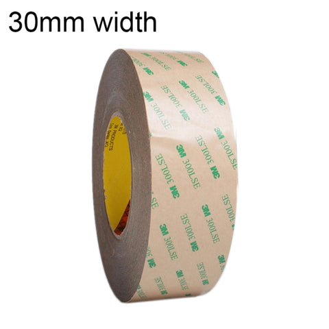 3M300LS Nastro biadesivo super adesivo 3M ultrasottile trasparente e resistente alle alte temperature, dimensioni: 55 m x 30 mm, Size: 55m x 30mm - Novalix Store