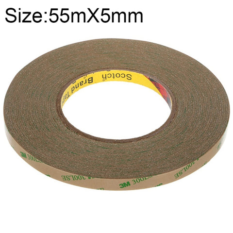 3M300LS Nastro biadesivo super adesivo 3M ultrasottile trasparente e resistente alle alte temperature, dimensioni: 55 m x 5 mm, Size: 55m x 5mm - Novalix Store