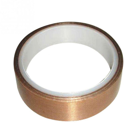 Nastro isolant thermique pour machine sigillante avec nastro en tessuto résistant à toutes les températures élevées en Téflon, dimensions : 10 mx 19 mm, taille : 10 m x 19 mm