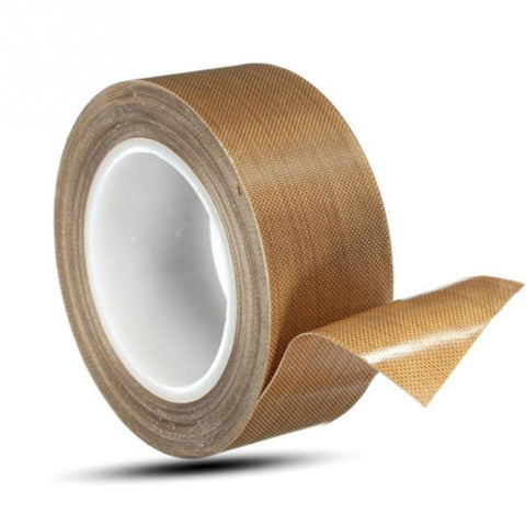 Nastro isolante termico per macchina sigillante con nastro in tessuto resistente alle alte temperature in Teflon, dimensioni: 10 m x 25 mm, Size: 10m x 25mm