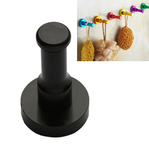 Crochet rond en aluminium coloré pour personnaliser l'espace, crochet simple, porte-manteau coloré de cuisine, aucune rouille