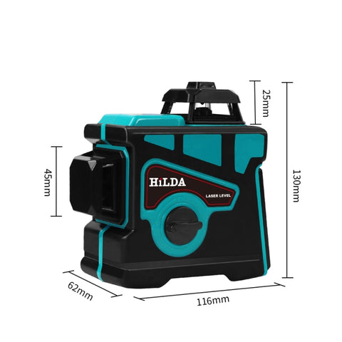 Livella Laser Hilda LS055 12 Linee 3D Autolivellante Verde 360°