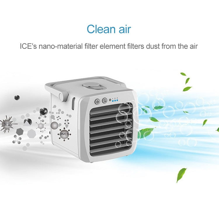 Compact USB Air Conditioning Fan for Home Use