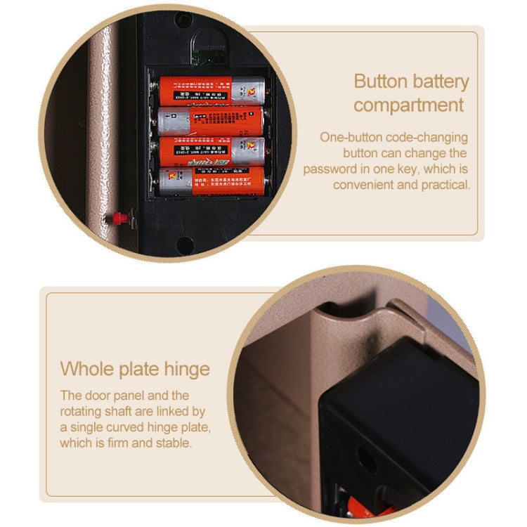 cassetta-di-sicurezza-per-armadietto-a-muro-con-mini-cassetta-di-sicurezza-elettronica-home-17e-senza-funzione-a-gettoni - immagine 5