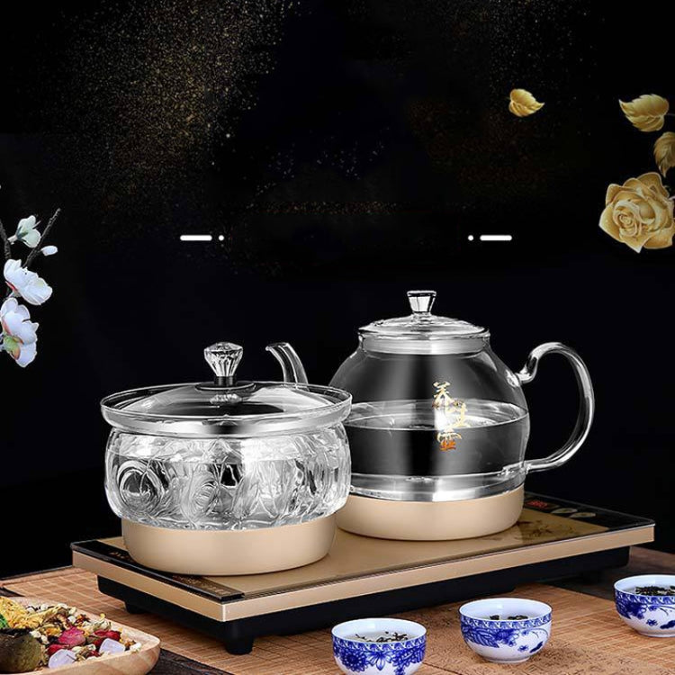 Tipo di pompaggio Automatico Aggiungi acqua Bollitore in vetro elettrico intelligente completo Pompaggio set fornello per tè bollito, Tea Stove Set