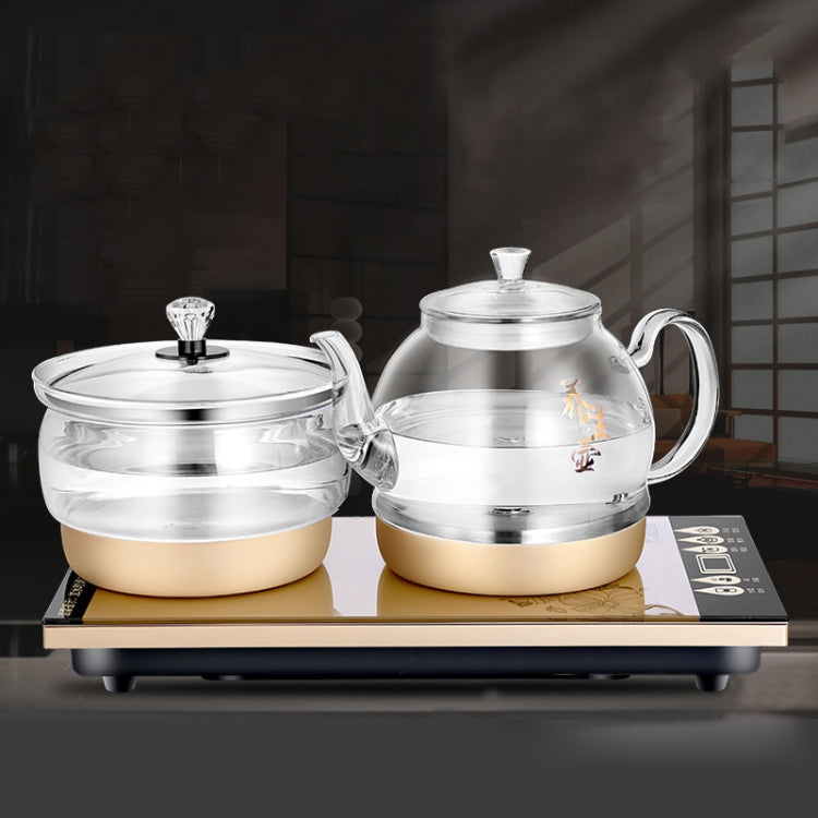 Tipo di pompaggio Automatico Aggiungi acqua Bollitore in vetro elettrico intelligente completo Pompaggio set fornello per tè bollito, Tea Stove Set