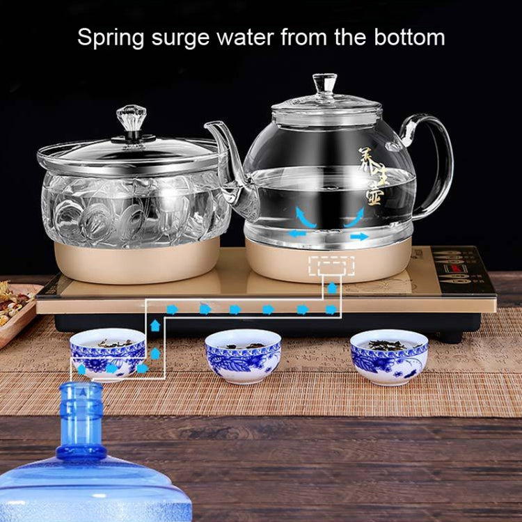 Tipo di pompaggio Automatico Aggiungi acqua Bollitore in vetro elettrico intelligente completo Pompaggio set fornello per tè bollito, Tea Stove Set