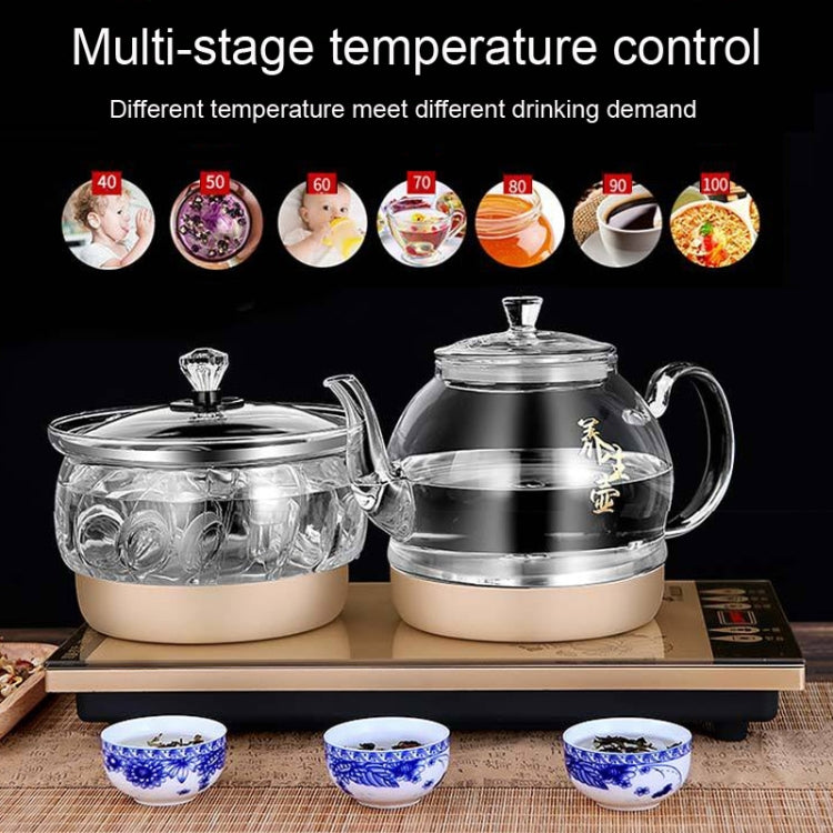 Tipo di pompaggio Automatico Aggiungi acqua Bollitore in vetro elettrico intelligente completo Pompaggio set fornello per tè bollito, Tea Stove Set