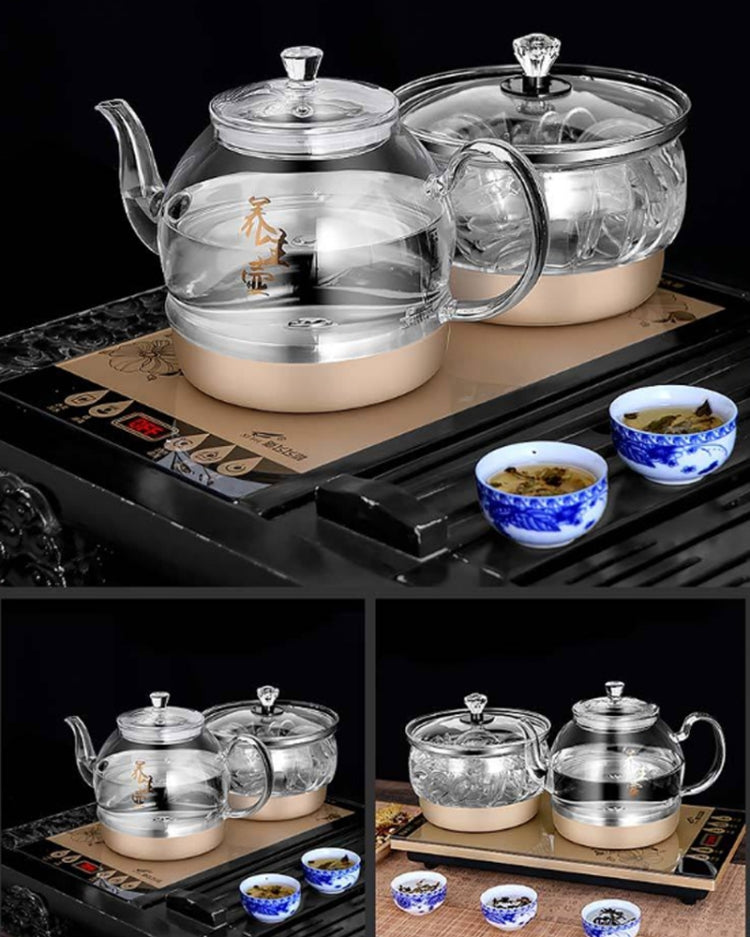 Tipo di pompaggio Automatico Aggiungi acqua Bollitore in vetro elettrico intelligente completo Pompaggio set fornello per tè bollito, Tea Stove Set