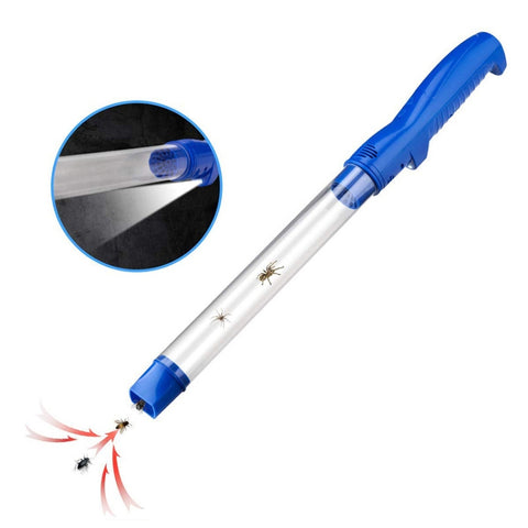 SK818 Trappola Aspirante per Insetti con Ricarica USB – Cattura Ragni e Parassiti con Luce LED (Orange, Blue)