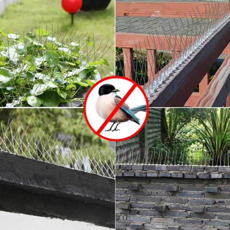 5 pezzi/set Repellente per uccelli Chiodi in acciaio inossidabile da 50 cm Punte per uccelli SK411, 5 PCS - Novalix Store