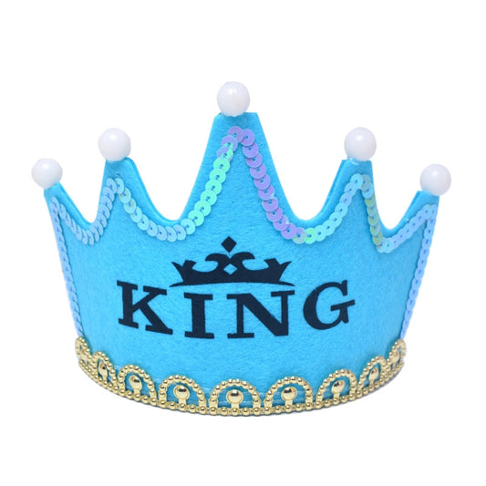 cappello-decorativo-per-fascia-per-capelli-luminosa-a-led-per-festa-di-compleanno-per-bambini-in-tessuto-non-tessuto-squisito-dimensioni-12-105-cm-consegna-colore-casuale-led-luminous-birthday-hat - immagine 1