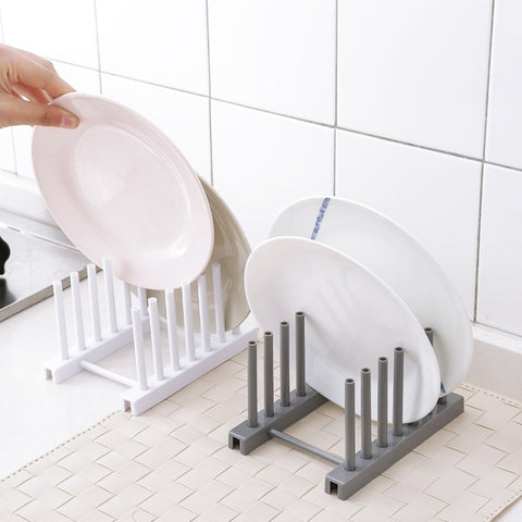 Ripiani Portapiatti Rimovibili in Plastica per Cucina Multifunzionali