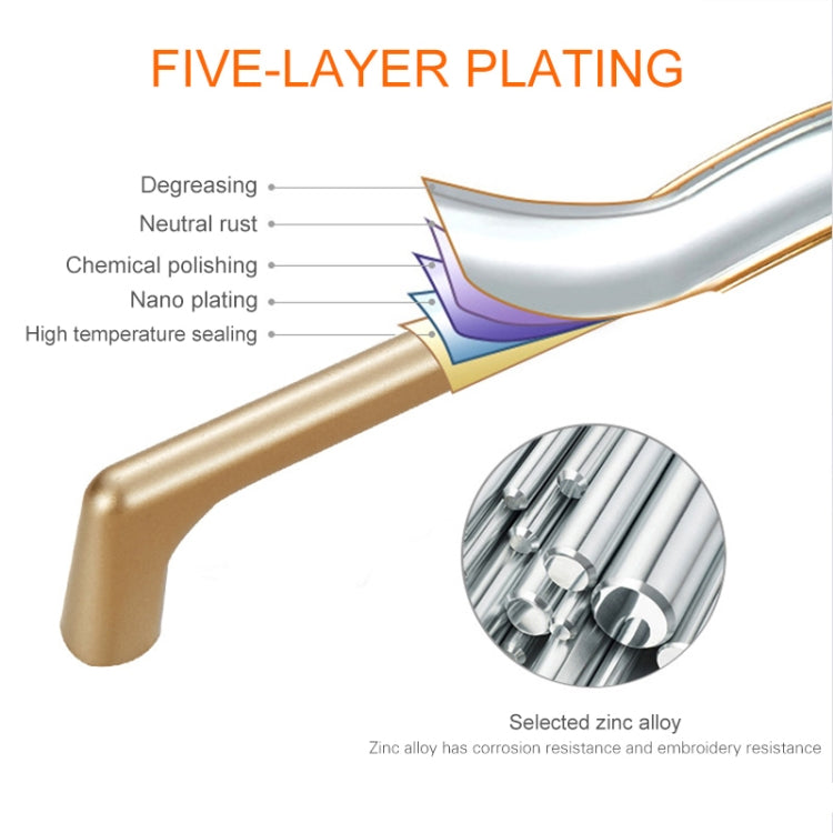 Maniglia moderna in lega di zinco per armadi e cassetti - Modello