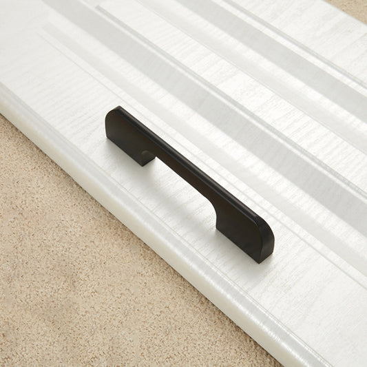 2049-128 Maniglia per porta diritta con maniglia in lega di alluminio per porta dell'armadio a cassetti, 2049-128 (Black), 2049-128 (White) - Novalix Store