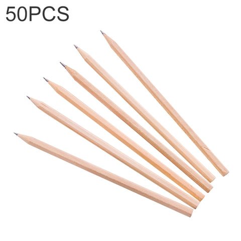 Matite HB per protezione ambientale in legno grezzo da 50 pezzi Matite per pittura per mobili per ufficio scolastico per bambini, HB Pencils