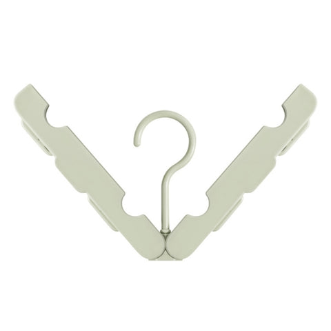 Stendibiancheria pieghevole con 4 clip nascoste per casa/viaggio, consegna a colori casuale, Foldable Clothes Hanger