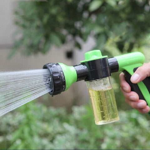 Strumenti multifunzionali per irrigazione da giardino con pistola ad acqua in schiuma per auto, irrigatore per doccia per animali domestici, consegna colore casuale, senza tubo dell'acqua, Water Gun