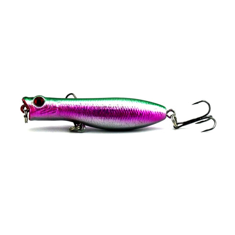 Esche da pesca artificiali HENGJIA Popper 6 cm con ganci - Colore