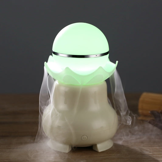 Umidificatore per aromaterapia ad ultrasuoni con perle luminescenti notturne con ricarica USB da 4 W con luce colorata a LED per casa/ufficio, capacità del serbatoio dell'acqua: 95 ml, DC 5 V