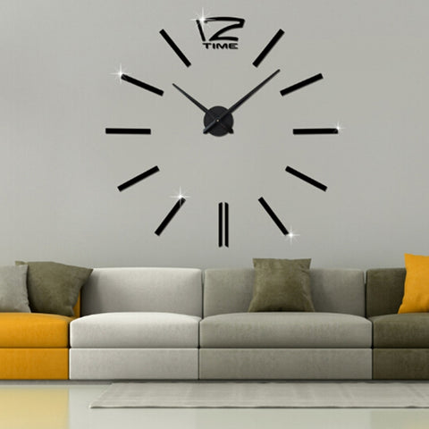 Orologio Muto Moderno da Parete 3D Fai da Te - 39 Pollici, Senza