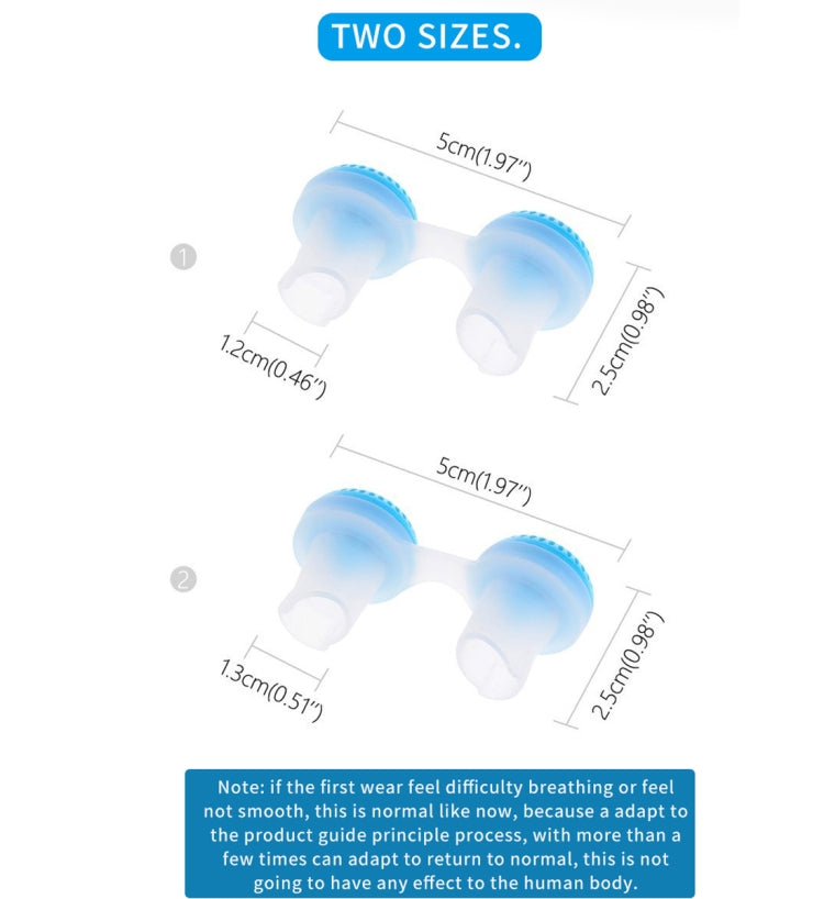 2 purificatori d'aria antirussamento in silicone ABS 2 in 1 - Novalix Store