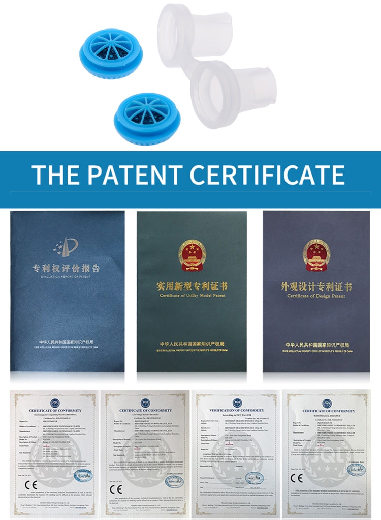 2 purificatori d'aria antirussamento in silicone ABS 2 in 1 - Novalix Store