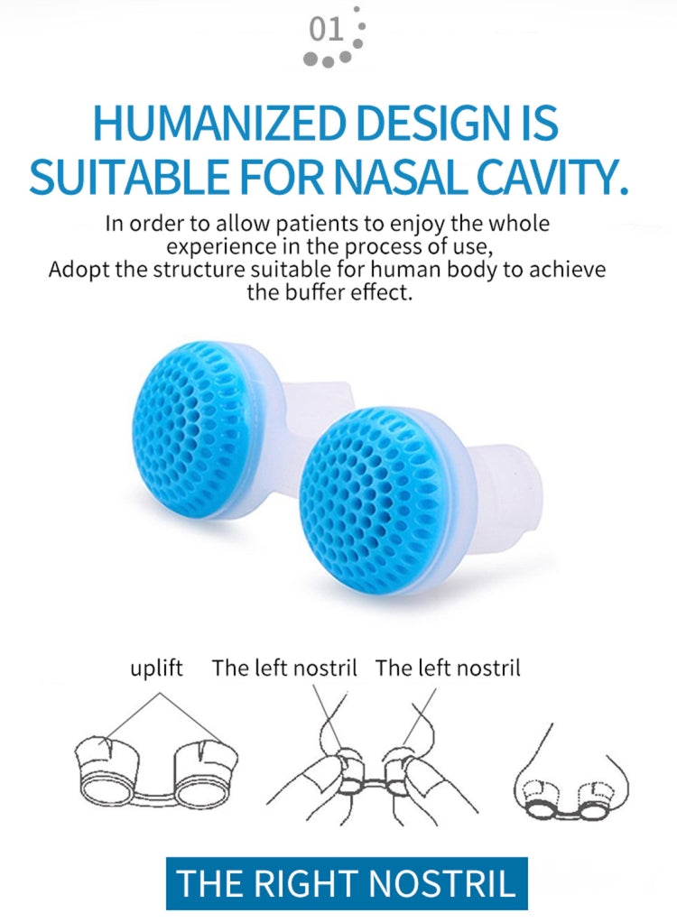 2 purificatori d'aria antirussamento in silicone ABS 2 in 1 - Novalix Store