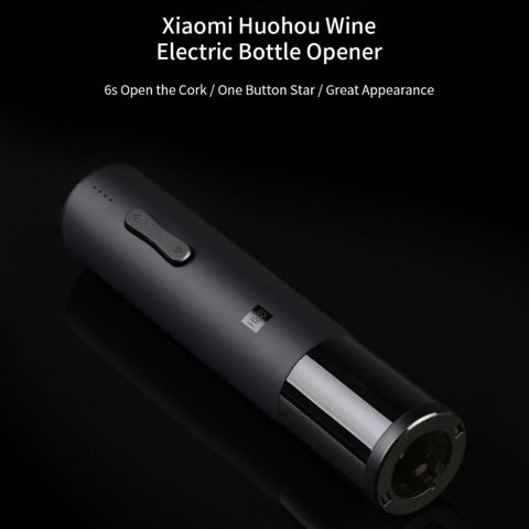 Kit bouteille de vin automatique originale Xiaomi Youpin Huohou cave à vin électrique avec capsule d'étiquette, tire-bouchon
