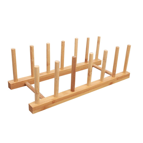 Portapiatti en legno massello pour scolapiatti, dimensions: 25,5x12x10 cm, 5 Grille
