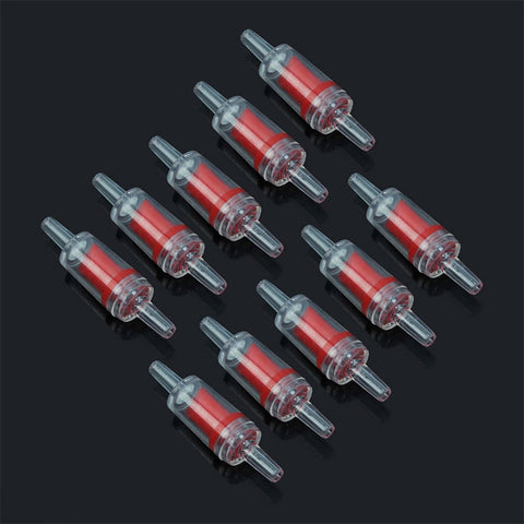 Valvole di ritegno in linea da 10 pezzi per pompa d'aria per acquario, interfaccia: 4 mm, 4mm