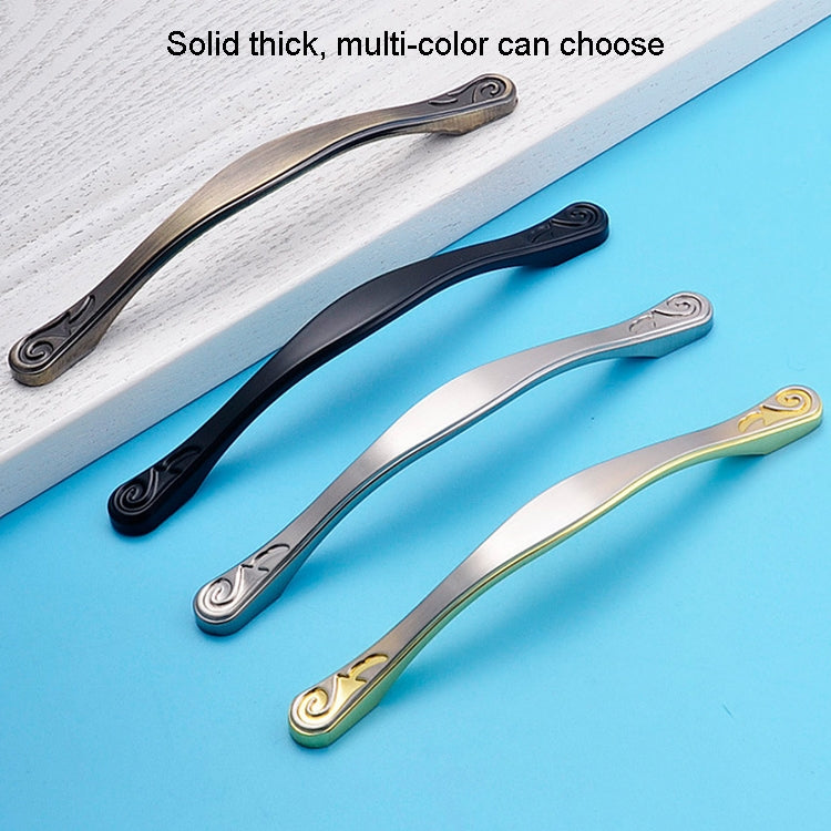 Green Zinc Alloy Cabinet Handle - 128mm Elegant Design