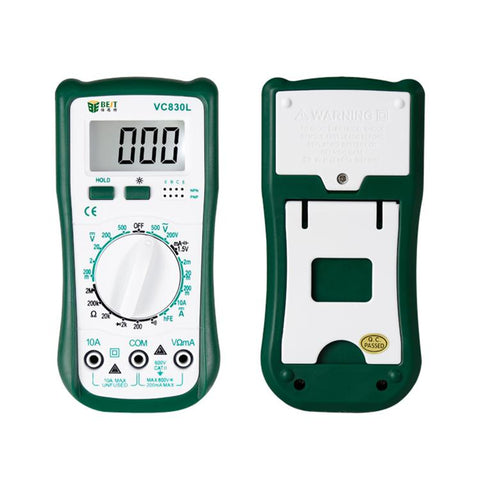Multimetro Digitale Tascabile BEST-VC830L per Riparazioni