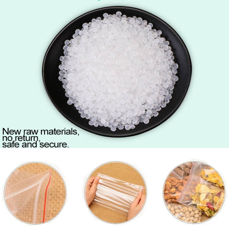 100pcs/pack PE Self Sealing Clear Zip Lock Packaging Bag, 16cm x 24cm, Custom Printing and Size are welcome, 16*24cm